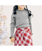 【エフオー オンラインストア/F.O.Online Store / KIDS】のフリルリブニット グレー|ID: prp329100004792753 ipo3291000000034775452
