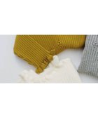 【エフオー オンラインストア/F.O.Online Store / KIDS】のフリルリブニット マスタード|ID: prp329100004792753 ipo3291000000034775453