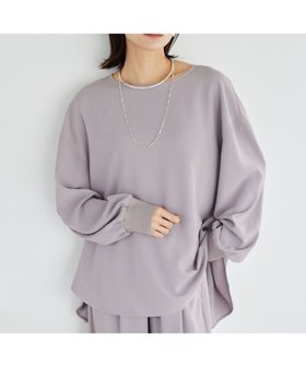 【バンヤードストーム/BARNYARDSTORM】のダブルクロスプルオーバー【新色追加 / WEB限定カラー】 人気、トレンドファッション・服の通販 founy(ファニー) ファッション Fashion レディースファッション Fashion for Women トップス・カットソー Cut & Sew Tops カジュアルプルオーバー・ニットトップス Pullovers & Knit Tops / Casual Pullovers おすすめ Recommended / Our Picks セットアップ Set-Up, Coordinated Outfit ダブル Double, Double-Breasted マニッシュ Mannish, Boyish ヨーク Yoke, Yoke Design ワイド Wide, Wide Fit ヴィンテージ Vintage Style エレガント 上品 Elegant 人気 Popular, Best Seller |ID:prp329100004792769