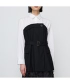 【コムサ/COMME CA】の【セットアップ対応】ストレッチトロ ビスチェ付きブラウス 05:ブラック|ID: prp329100004792772 ipo3291000000034775578