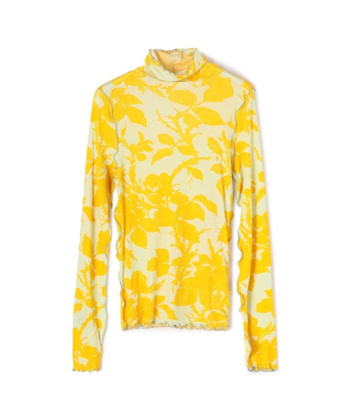 【トゥモローランド/TOMORROWLAND】のコットンプリント タートルネックプルオーバー インテリア・キッズ・メンズ・レディースファッション・服の通販 founy(ファニー) https://founy.com/ ファッション Fashion レディースファッション Fashion for Women トップス・カットソー Cut & Sew Tops カジュアルプルオーバー・ニットトップス Pullovers & Knit Tops / Casual Pullovers タートルネック・ハイネックトップス Turtlenecks & High-Neck Tops インナー Innerwear タートルネック Turtleneck, High Neck フィット Fit, Slim Fit プリント Print, Printed Pattern |ID: prp329100004792778 ipo3291000000035124489