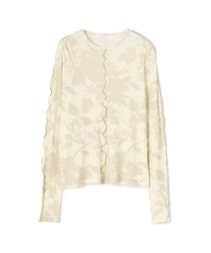 【トゥモローランド/TOMORROWLAND】のコットンプリント クルーネックプルオーバー インテリア・キッズ・メンズ・レディースファッション・服の通販 founy(ファニー) https://founy.com/ ファッション Fashion レディースファッション Fashion for Women トップス・カットソー Cut & Sew Tops カジュアルプルオーバー・ニットトップス Pullovers & Knit Tops / Casual Pullovers インナー Innerwear フィット Fit, Slim Fit プリント Print, Printed Pattern |ID: prp329100004792780 ipo3291000000034775631