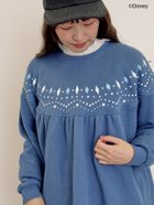 【サマンサモスモス/Samansa Mos2】の【Disney】アナと雪の女王/柄プリントスウェット ブルー|ID: prp329100004792793 ipo3291000000034775701