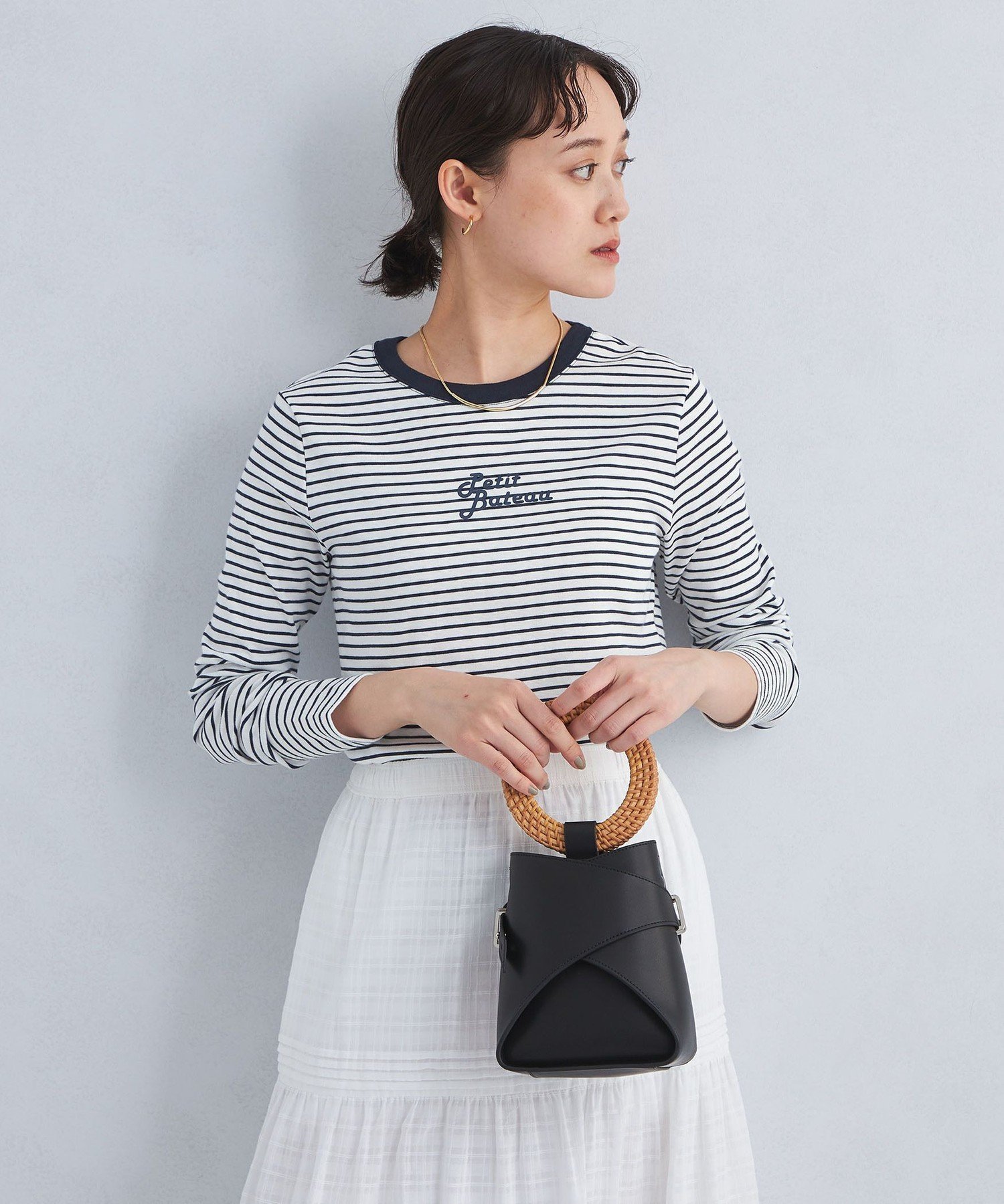 【ユナイテッドアローズ/UNITED ARROWS】の【別注】 PETIT BATEAU プリント ロングスリーブ Tシャツ 人気、トレンドファッション・服の通販 founy(ファニー) 　ファッション　Fashion　レディースファッション　Fashion for Women　トップス・カットソー　Cut & Sew Tops　シャツ・ブラウス・オフィスカジュアル　Elegant Blouses & Button-Ups　ロングTシャツ・Tシャツ　Longline T-Shirts & Tees　インナー　Innerwear　春　Spring　カットソー　Cut and Sewn Top　コンパクト　Compact, Small Size　サロペット　Overalls, Salopette　シンプル　Simple, Minimal　スリーブ　Sleeve, Long Sleeve / Short Sleeve　トレンド　Trend, Trending Now　定番　Standard, Basic Item　フレンチ　French, French Style　フロント　Front, Front Design　プリント　Print, Printed Pattern　ベビー　Baby, Babywear　ボーダー　Border, Stripe　別注　Limited Edition, Custom Order　メンズ　Men's, Menswear　ロング　Long, Long-Length　アウトレット　Outlet / Clearance　 other-1|ID: prp329100004792803 ipo3291000000034775760