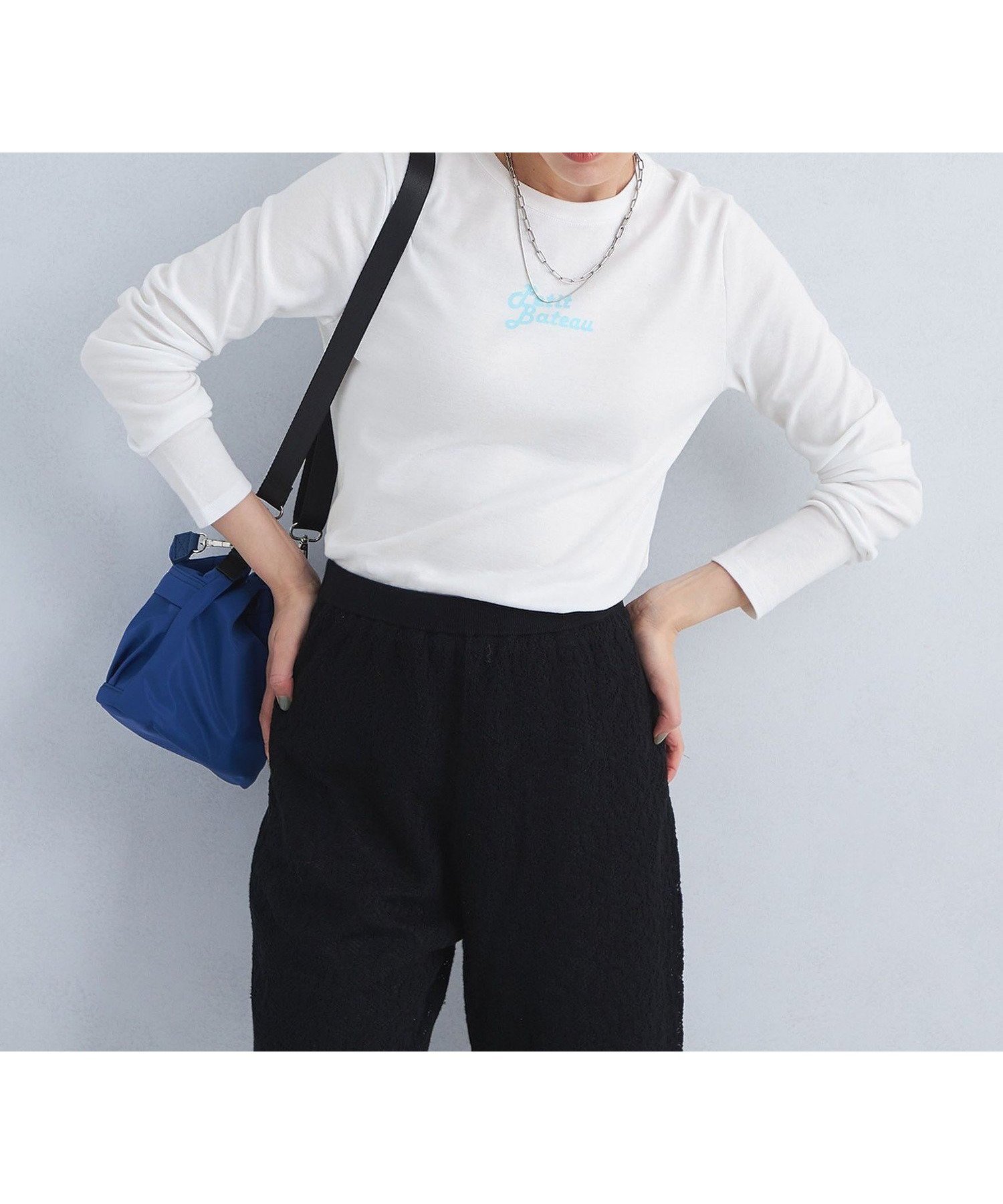 【ユナイテッドアローズ/UNITED ARROWS】の【別注】 PETIT BATEAU プリント ロングスリーブ Tシャツ インテリア・キッズ・メンズ・レディースファッション・服の通販 founy(ファニー) 　ファッション　Fashion　レディースファッション　Fashion for Women　トップス・カットソー　Cut & Sew Tops　シャツ・ブラウス・オフィスカジュアル　Elegant Blouses & Button-Ups　ロングTシャツ・Tシャツ　Longline T-Shirts & Tees　インナー　Innerwear　春　Spring　カットソー　Cut and Sewn Top　コンパクト　Compact, Small Size　サロペット　Overalls, Salopette　シンプル　Simple, Minimal　スリーブ　Sleeve, Long Sleeve / Short Sleeve　トレンド　Trend, Trending Now　定番　Standard, Basic Item　フレンチ　French, French Style　フロント　Front, Front Design　プリント　Print, Printed Pattern　ベビー　Baby, Babywear　ボーダー　Border, Stripe　別注　Limited Edition, Custom Order　メンズ　Men's, Menswear　ロング　Long, Long-Length　アウトレット　Outlet / Clearance　OFF WHITE|ID: prp329100004792803 ipo3291000000034775764