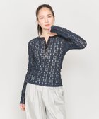 【ユナイテッドアローズ/UNITED ARROWS】のASTRAET レース ヘンリーネック カットソー DK.GRAY|ID: prp329100004792804 ipo3291000000034775785
