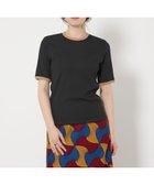 【ユナイテッドアローズ/UNITED ARROWS】のリブ バイカラーパイピング Tシャツ BLACK|ID: prp329100004792820 ipo3291000000034775865