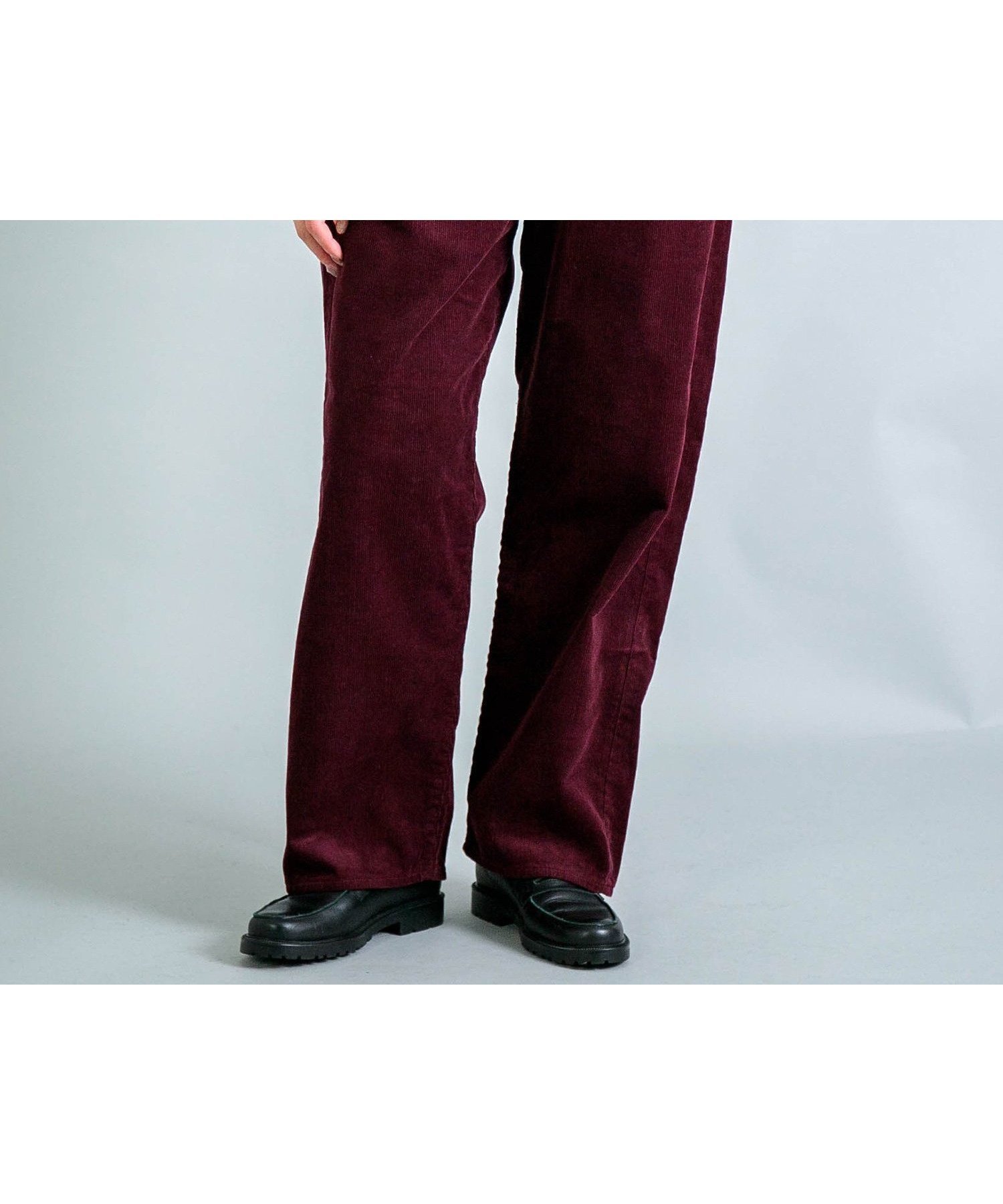 【ドミンゴ/DOMINGO】の14Wコーデュロイ 5Pイージールーズジーンズ インテリア・キッズ・メンズ・レディースファッション・服の通販 founy(ファニー) 　ファッション　Fashion　レディースファッション　Fashion for Women　くるぶし　Ankle-Length　クラシカル　Classical, Vintage-Inspired　コーデュロイ　Corduroy, Cord Fabric　ジーンズ　Jeans, Denim Pants　スウェット / スエット　Sweatshirt, Sweatwear　タイツ　Tights, Legwear　デニム　Denim, Jeans Material　ドローコード　Drawcord, Drawstring Cord　ポケット　Pocket, Pocket Detail　ルーズ　Loose, Oversized　レギンス　Leggings, Stretch Pants　ワーク　Workwear, Utility Style　冬　Winter / This Winter　ボルドー|ID: prp329100004792829 ipo3291000000035226894