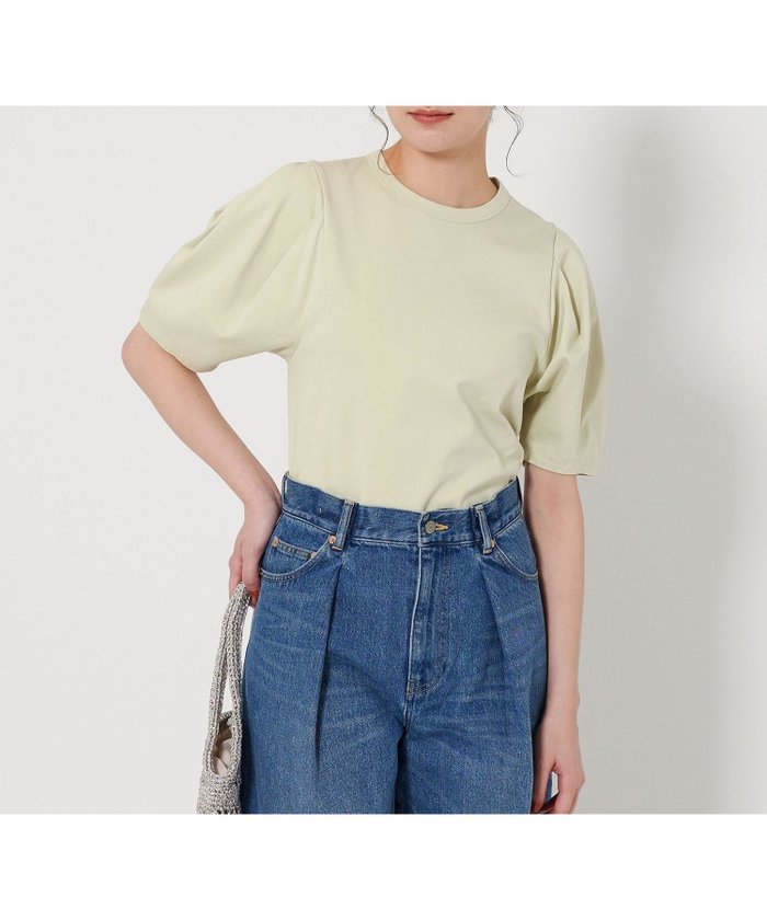 【ユナイテッドアローズ/UNITED ARROWS】のコットン タックスリーブ トップス インテリア・キッズ・メンズ・レディースファッション・服の通販 founy(ファニー) https://founy.com/ ファッション Fashion レディースファッション Fashion for Women トップス・カットソー Cut & Sew Tops カットソー Cut and Sewn Top コンパクト Compact, Small Size スリーブ Sleeve, Long Sleeve / Short Sleeve トレンド Trend, Trending Now バランス Balance, Style Balance ボトム Bottoms, Lower Wear ラップ Wrap, Wrap Design ワイド Wide, Wide Fit アウトレット Outlet / Clearance おすすめ Recommended / Our Picks エレガント 上品 Elegant |ID: prp329100004792833 ipo3291000000034775914