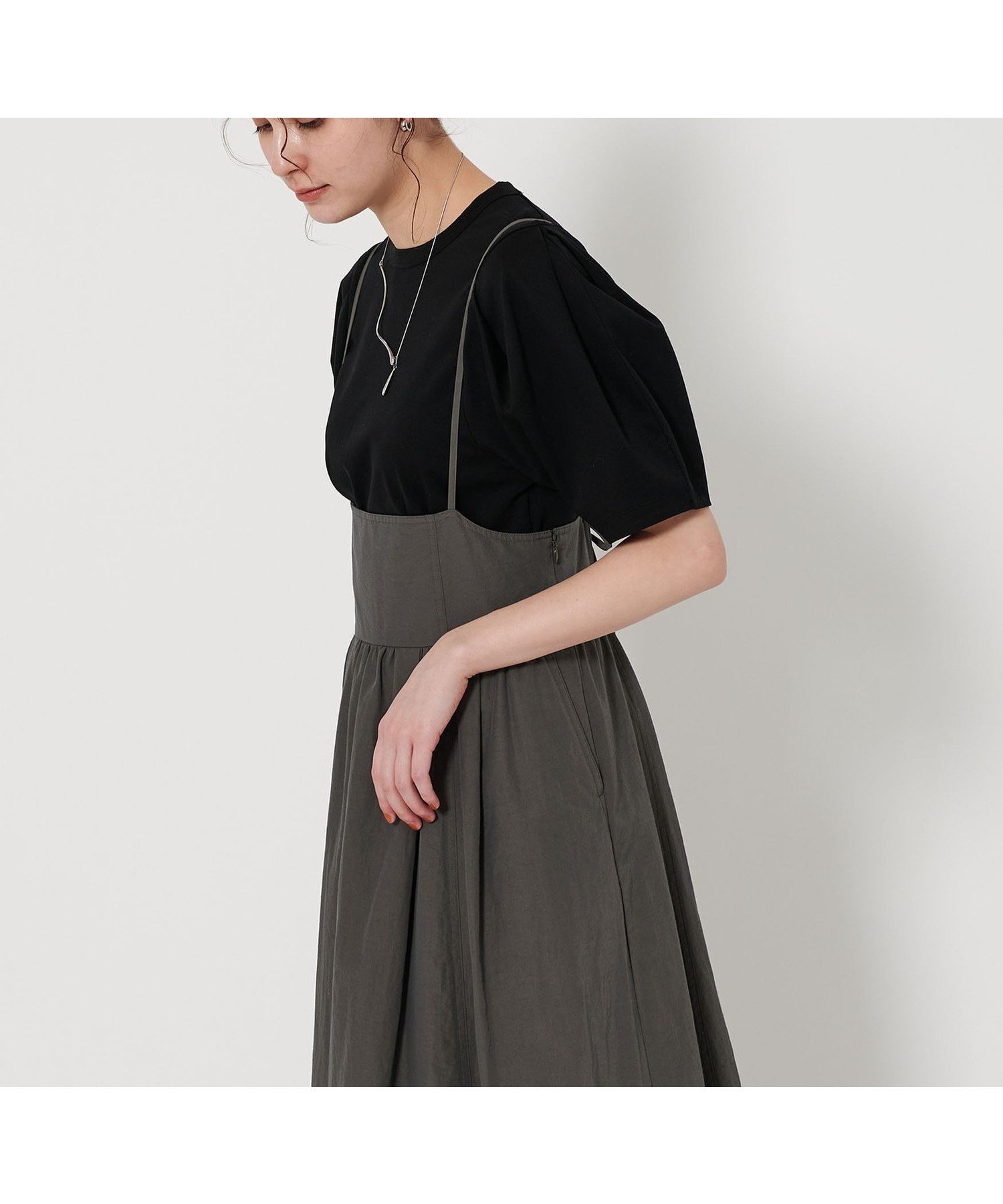 【ユナイテッドアローズ/UNITED ARROWS】のコットン タックスリーブ トップス インテリア・キッズ・メンズ・レディースファッション・服の通販 founy(ファニー) 　ファッション　Fashion　レディースファッション　Fashion for Women　トップス・カットソー　Cut & Sew Tops　カットソー　Cut and Sewn Top　コンパクト　Compact, Small Size　スリーブ　Sleeve, Long Sleeve / Short Sleeve　トレンド　Trend, Trending Now　バランス　Balance, Style Balance　ボトム　Bottoms, Lower Wear　ラップ　Wrap, Wrap Design　ワイド　Wide, Wide Fit　アウトレット　Outlet / Clearance　おすすめ　Recommended / Our Picks　エレガント 上品　Elegant　BLACK|ID: prp329100004792833 ipo3291000000034775919