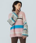 【ローズバッド/ROSE BUD】のmici/CHUNKY SWEATER 人気、トレンドファッション・服の通販 founy(ファニー) ファッション Fashion レディースファッション Fashion for Women トップス・カットソー Cut & Sew Tops レディースパーカー・カジュアルフーディー Casual Hoodies & Sweatshirts スウェット・クルーネックトップス Sweatshirts & Crewnecks / Relaxed Fit Sweat Tops デニム Denim, Jeans Material トレンド Trend, Trending Now 人気 Popular, Best Seller バランス Balance, Style Balance ビッグ Big, Oversized ボーダー Border, Stripe リラックス Relax, Relaxed Fit エレガント 上品 Elegant thumbnail PINK|ID: prp329100004792844 ipo3291000000034775980