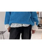 【ローズバッド/ROSE BUD】のmici/CHUNKY SWEATER 人気、トレンドファッション・服の通販 founy(ファニー) ファッション Fashion レディースファッション Fashion for Women トップス・カットソー Cut & Sew Tops レディースパーカー・カジュアルフーディー Casual Hoodies & Sweatshirts スウェット・クルーネックトップス Sweatshirts & Crewnecks / Relaxed Fit Sweat Tops デニム Denim, Jeans Material トレンド Trend, Trending Now 人気 Popular, Best Seller バランス Balance, Style Balance ビッグ Big, Oversized ボーダー Border, Stripe リラックス Relax, Relaxed Fit エレガント 上品 Elegant thumbnail BLUE|ID: prp329100004792844 ipo3291000000034775981