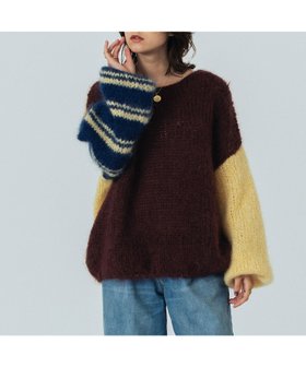 【ローズバッド/ROSE BUD】のmici/CHUNKY SWEATER 人気、トレンドファッション・服の通販 founy(ファニー) ファッション Fashion レディースファッション Fashion for Women トップス・カットソー Cut & Sew Tops レディースパーカー・カジュアルフーディー Casual Hoodies & Sweatshirts スウェット・クルーネックトップス Sweatshirts & Crewnecks / Relaxed Fit Sweat Tops デニム Denim, Jeans Material トレンド Trend, Trending Now 人気 Popular, Best Seller バランス Balance, Style Balance ビッグ Big, Oversized ボーダー Border, Stripe リラックス Relax, Relaxed Fit エレガント 上品 Elegant |ID:prp329100004792844