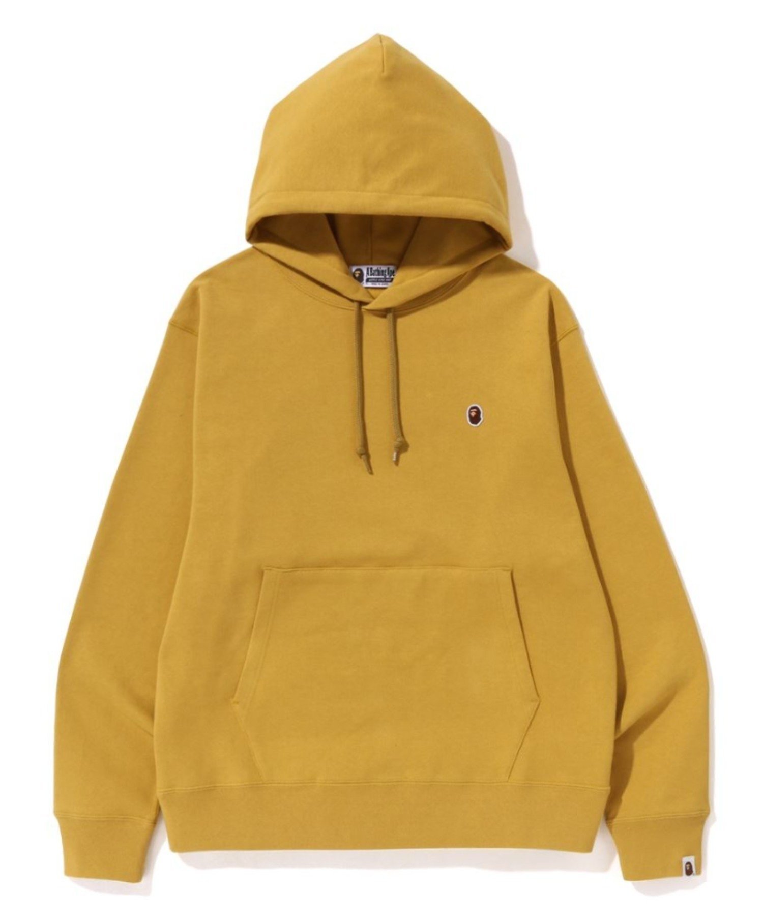 【その他のブランド/Other】のAPE HEAD ONE POINT RELAXED FIT PULLOVER HOODIE M インテリア・キッズ・メンズ・レディースファッション・服の通販 founy(ファニー) ファッション Fashion レディースファッション Fashion for Women トップス・カットソー Cut & Sew Tops カジュアルプルオーバー・ニットトップス Pullovers & Knit Tops / Casual Pullovers ポケット Pocket, Pocket Detail ワンポイント One Point, Statement Accent YELLOW|ID: prp329100004792851 ipo3291000000034776065