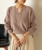 【ジェナ エスパス メルヴェイユ/Jena espace merveilleux】の【あったかアウターにぴったり!】カタアゼ編みVネックニット 人気、トレンドファッション・服の通販 founy(ファニー) ファッション Fashion レディースファッション Fashion for Women アウター Coat / Outerwear Collection トップス・カットソー Cut & Sew Tops ニット Knit Tops & Sweaters Vネックトップス V-Neck Tops / V-Cut Neckline Shirts シンプル Simple, Minimal スマート Smart, Elegant バランス Balance, Style Balance ボトム Bottoms, Lower Wear A/W・秋冬 Autumn/Winter 冬 Winter / This Winter 再入荷 Restock / Back in Stock おすすめ Recommended / Our Picks 2025年 2025 2025-2026秋冬・A/W Autumn/Winter 2025–26 AW25–26 thumbnail ベージュ|ID: prp329100004792864 ipo3291000000035020614