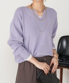 【ジェナ エスパス メルヴェイユ/Jena espace merveilleux】の【あったかアウターにぴったり!】カタアゼ編みVネックニット 人気、トレンドファッション・服の通販 founy(ファニー) ファッション Fashion レディースファッション Fashion for Women アウター Coat / Outerwear Collection トップス・カットソー Cut & Sew Tops ニット Knit Tops & Sweaters Vネックトップス V-Neck Tops / V-Cut Neckline Shirts シンプル Simple, Minimal スマート Smart, Elegant バランス Balance, Style Balance ボトム Bottoms, Lower Wear A/W・秋冬 Autumn/Winter 冬 Winter / This Winter 再入荷 Restock / Back in Stock おすすめ Recommended / Our Picks 2025年 2025 2025-2026秋冬・A/W Autumn/Winter 2025–26 AW25–26 thumbnail パープル|ID: prp329100004792864 ipo3291000000035020617