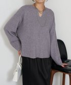 【ジェナ エスパス メルヴェイユ/Jena espace merveilleux】の【あったかアウターにぴったり!】カタアゼ編みVネックニット 人気、トレンドファッション・服の通販 founy(ファニー) ファッション Fashion レディースファッション Fashion for Women アウター Coat / Outerwear Collection トップス・カットソー Cut & Sew Tops ニット Knit Tops & Sweaters Vネックトップス V-Neck Tops / V-Cut Neckline Shirts シンプル Simple, Minimal スマート Smart, Elegant バランス Balance, Style Balance ボトム Bottoms, Lower Wear A/W・秋冬 Autumn/Winter 冬 Winter / This Winter 再入荷 Restock / Back in Stock おすすめ Recommended / Our Picks 2025年 2025 2025-2026秋冬・A/W Autumn/Winter 2025–26 AW25–26 thumbnail グレー|ID: prp329100004792864 ipo3291000000035020619