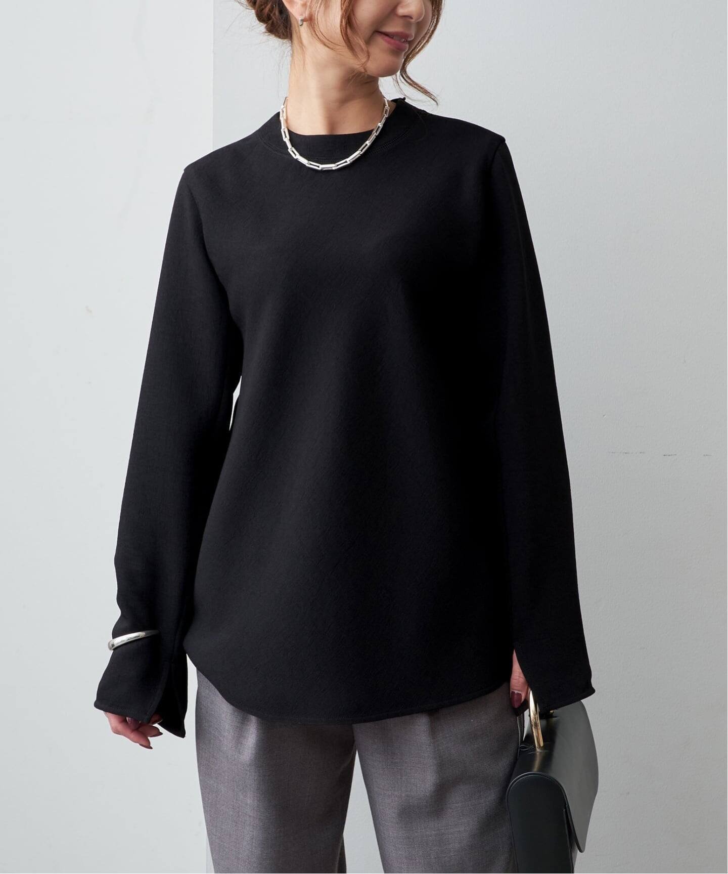 【ヴェルメイユ パー イエナ/VERMEIL par iena】のアンティークジョーゼットブラウス インテリア・キッズ・メンズ・レディースファッション・服の通販 founy(ファニー) 　ファッション　Fashion　レディースファッション　Fashion for Women　トップス・カットソー　Cut & Sew Tops　シャツ・ブラウス・オフィスカジュアル　Elegant Blouses & Button-Ups　2025年　2025　2025-2026秋冬・A/W　Autumn/Winter 2025–26 AW25–26　カットソー　Cut and Sewn Top　シンプル　Simple, Minimal　スラックス　Slacks, Dress Pants　スリット　Slit, Slit Detail　デニム　Denim, Jeans Material　人気　Popular, Best Seller　ブラック|ID: prp329100004792899 ipo3291000000035039537