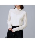 【アンタイトル/UNTITLED】の【ハイネック/レイヤード/重ね着におすすめ】トリコットベロア シアーインナー オフホワイト|ID: prp329100004792949 ipo3291000000035157905
