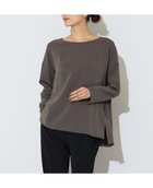 【リエス/Liesse】の【定番】ダブルクロスワイドシルエットブラウス 人気、トレンドファッション・服の通販 founy(ファニー) ファッション Fashion レディースファッション Fashion for Women トップス・カットソー Cut & Sew Tops シャツ・ブラウス・オフィスカジュアル Elegant Blouses & Button-Ups おすすめ Recommended / Our Picks ジャケット Jacket, Outerwear セットアップ Set-Up, Coordinated Outfit バランス Balance, Style Balance フォルム Silhouette, Form ワイド Wide, Wide Fit エレガント 上品 Elegant 定番 Standard, Basic Item thumbnail チャコール|ID: prp329100004792956 ipo3291000000034882255