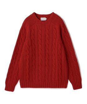 【トゥモローランド/TOMORROWLAND / MEN】のINVERALLAN ウールケーブル クルーネックプルオーバーニット 人気、トレンドファッション・服の通販 founy(ファニー) ファッション Fashion メンズファッション Fashion for Men トップス・カットソー Cut & Sew Tops ニット・セーター / 定番トップス Knit Tops & Sweaters 2025年 2025 2025-2026秋冬・A/W Autumn/Winter 2025–26 AW25–26 セーター Sweater, Knitwear ハンド Hand, Handmade 手編み Hand-Knitted, Handmade Knit |ID:prp329100004792967