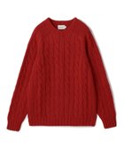 【トゥモローランド/TOMORROWLAND / MEN】のINVERALLAN ウールケーブル クルーネックプルオーバーニット 人気、トレンドファッション・服の通販 founy(ファニー) ファッション Fashion メンズファッション Fashion for Men トップス・カットソー Cut & Sew Tops ニット・セーター / 定番トップス Knit Tops & Sweaters 2025年 2025 2025-2026秋冬・A/W Autumn/Winter 2025–26 AW25–26 セーター Sweater, Knitwear ハンド Hand, Handmade 手編み Hand-Knitted, Handmade Knit thumbnail 33 レッド|ID: prp329100004792967 ipo3291000000034890659