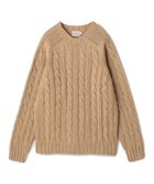 【トゥモローランド/TOMORROWLAND / MEN】のINVERALLAN ウールケーブル クルーネックプルオーバーニット 人気、トレンドファッション・服の通販 founy(ファニー) ファッション Fashion メンズファッション Fashion for Men トップス・カットソー Cut & Sew Tops ニット・セーター / 定番トップス Knit Tops & Sweaters 2025年 2025 2025-2026秋冬・A/W Autumn/Winter 2025–26 AW25–26 セーター Sweater, Knitwear ハンド Hand, Handmade 手編み Hand-Knitted, Handmade Knit thumbnail 47 キャメル|ID: prp329100004792967 ipo3291000000034890662