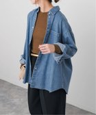 【スピック&スパン/Spick & Span】のライトオンスデニムルーズシャツ サックスブルー|ID: prp329100004792978 ipo3291000000034776935