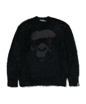 【アベイシングエイプ/A BATHING APE / MEN】のAPE FACE SHAGGY SWEATER 人気、トレンドファッション・服の通販 founy(ファニー) ファッション Fashion メンズファッション Fashion for Men グラフィック Graphic, Graphic Design |ID:prp329100004792987