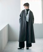 【ノーク/N.O.R.C】のウールメルトンロングリバーコート チャコール|ID: prp329100004792997 ipo3291000000036215473