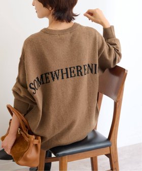 【ジャーナルスタンダード レリューム/JOURNAL STANDARD relume】の《WEB限定追加》バックロゴニットプルオーバー 人気、トレンドファッション・服の通販 founy(ファニー) ファッション Fashion レディースファッション Fashion for Women トップス・カットソー Cut & Sew Tops ニット Knit Tops & Sweaters カジュアルプルオーバー・ニットトップス Pullovers & Knit Tops / Casual Pullovers 2025年 2025 2025-2026秋冬・A/W Autumn/Winter 2025–26 AW25–26 シンプル Simple, Minimal ベーシック Basic, Essential |ID:prp329100004792999