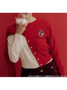 【ファーファー/FURFUR】のHELLO KITTYワッペンカーディガン 人気、トレンドファッション・服の通販 founy(ファニー) ファッション Fashion レディースファッション Fashion for Women トップス・カットソー Cut & Sew Tops カーディガン・羽織り Layered Style Cardigans カーディガン Cardigan, Knitwear コンパクト Compact, Small Size スマート Smart, Elegant バランス Balance, Style Balance モチーフ Motif, Design Theme ワンポイント One Point, Statement Accent エレガント 上品 Elegant thumbnail RED[046]|ID: prp329100004793004 ipo3291000000035122331
