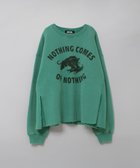 【アールエヌエー/RNA】のM2589 USEDライクサイドスリットトレーナー 人気、トレンドファッション・服の通販 founy(ファニー) ファッション Fashion レディースファッション Fashion for Women アメリカン American Style カットオフ Cut-Off Design グラフィック Graphic, Graphic Design ケミカル Chemical, Chemical Wash トレーナー Sweatshirt, Trainer ハーフ Half, Half-Length パウダー Powder, Soft Tone パーカー Hoodie, Parka ヒョウ Leopard, Animal Print thumbnail グリーン|ID: prp329100004793005 ipo3291000000035237663