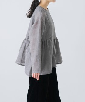 【かぐれ/kagure / URBAN RESEARCH】のウールガーゼギャザープルオーバー 人気、トレンドファッション・服の通販 founy(ファニー) ファッション Fashion レディースファッション Fashion for Women トップス・カットソー Cut & Sew Tops カジュアルプルオーバー・ニットトップス Pullovers & Knit Tops / Casual Pullovers 2025年 2025 2025-2026秋冬・A/W Autumn/Winter 2025–26 AW25–26 冬 Winter / This Winter おすすめ Recommended / Our Picks ギャザー Gathered, Ruffled フロント Front, Front Design ポケット Pocket, Pocket Detail A/W・秋冬 Autumn/Winter |ID:prp329100004793008