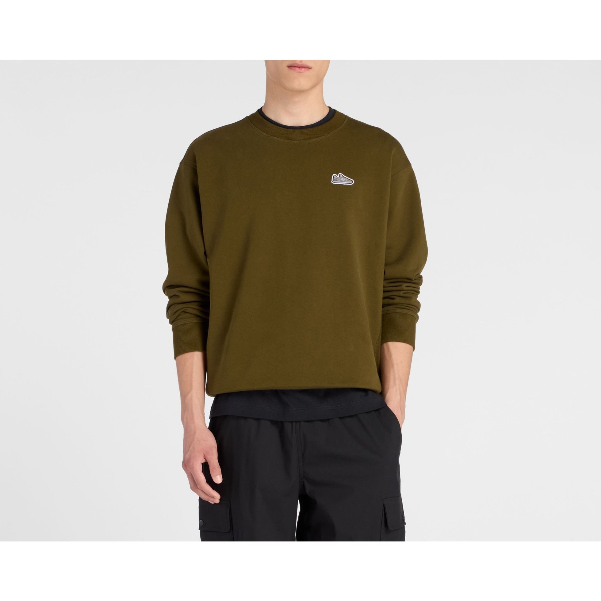 【ニューバランス/new balance】の574 シューパッチクルー インテリア・キッズ・メンズ・レディースファッション・服の通販 founy(ファニー) 　ファッション　Fashion　レディースファッション　Fashion for Women　パッチ　Patch, Appliqué　WDL|ID: prp329100004793019 ipo3291000000034894543