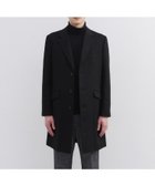 【タケオキクチ/TAKEO KIKUCHI / MEN】のカシミヤブレンド ビーバー調チェスターコート ブラック|ID: prp329100004793028 ipo3291000000034849041