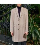 【タケオキクチ/TAKEO KIKUCHI / MEN】のカシミヤブレンド ビーバー調チェスターコート ピンクベージュ|ID: prp329100004793028 ipo3291000000034849042