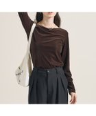 【フリークスストア/FREAK'S STORE】のベロアジャージ ボートネック トップス 25AW 人気、トレンドファッション・服の通販 founy(ファニー) ファッション Fashion レディースファッション Fashion for Women トップス・カットソー Cut & Sew Tops ベロアトップス Velour Tops / Velvet-Look Items 2025年 2025 2025-2026秋冬・A/W Autumn/Winter 2025–26 AW25–26 冬 Winter / This Winter なめらか Smooth, Silky Texture インナー Innerwear カットソー Cut and Sewn Top コンパクト Compact, Small Size シンプル Simple, Minimal ストレッチ Stretch, Stretchy Fabric フィット Fit, Slim Fit ベロア Velour, Soft Velvet エレガント 上品 Elegant A/W・秋冬 Autumn/Winter thumbnail ブラウン|ID: prp329100004793316 ipo3291000000034779505