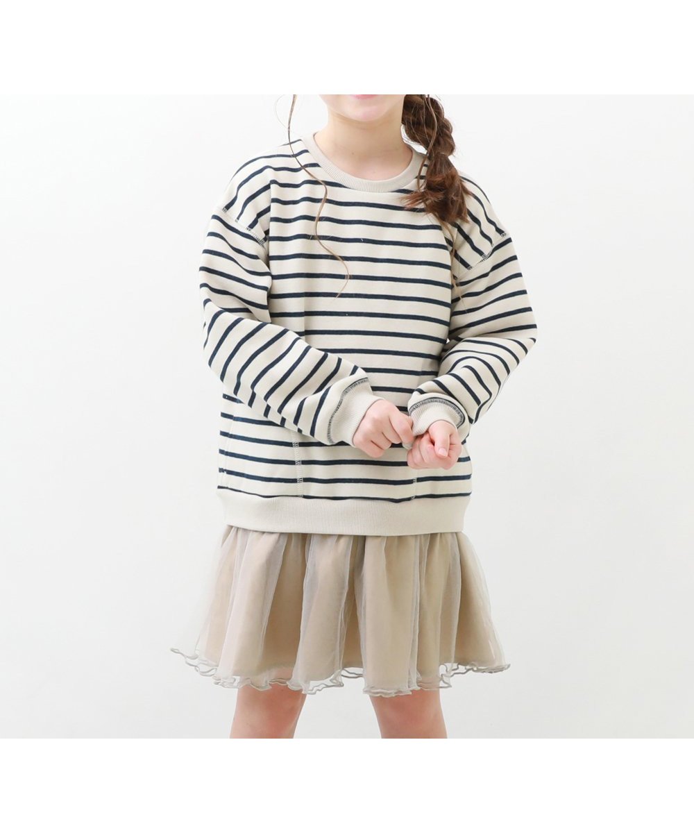 【デビロック/devirock / KIDS】のふんわり裾チュール 裏起毛 ワンピース 長袖ワンピース ワンピース 25AW インテリア・キッズ・メンズ・レディースファッション・服の通販 founy(ファニー) ファッション Fashion キッズファッション Fashion for Kids ワンピース Dresses チュール Tulip, Tulip Motif 長袖 Long Sleeve, Full Sleeve 帽子 Hat, Headwear 冬 Winter / This Winter おすすめ Recommended / Our Picks 2025年 2025 2025-2026秋冬・A/W Autumn/Winter 2025–26 AW25–26 002-アイボリー|ID: prp329100004793336 ipo3291000000034779660