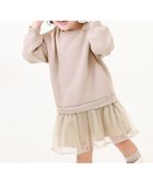 【デビロック/devirock / KIDS】のふんわり裾チュール 裏起毛 ワンピース 長袖ワンピース ワンピース 25AW 003-ピンクベージュ|ID: prp329100004793336 ipo3291000000034779661