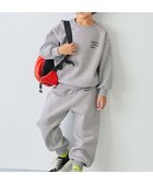 【デビロック/devirock / KIDS】の【普段着でもルームウェアでも】ぽかぽか裏起毛 カレッジロゴ セットアップ 25AW 005-ロゴS2-杢グレー|ID: prp329100004793337 ipo3291000000034779689