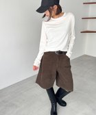 【キャナルジーン/CANAL JEAN】のEl mar ステッチクルーロンT 人気、トレンドファッション・服の通販 founy(ファニー) ファッション Fashion レディースファッション Fashion for Women トップス・カットソー Cut & Sew Tops ロングTシャツ・Tシャツ Longline T-Shirts & Tees シンプル Simple, Minimal フィット Fit, Slim Fit ロング Long, Long-Length thumbnail ホワイト|ID: prp329100004793343 ipo3291000000034874255