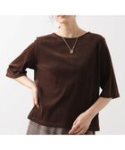 【グレディブリリアン/Gready Brilliant】のベロアボートネックTシャツ BRW|ID: prp329100004793345 ipo3291000000034779756
