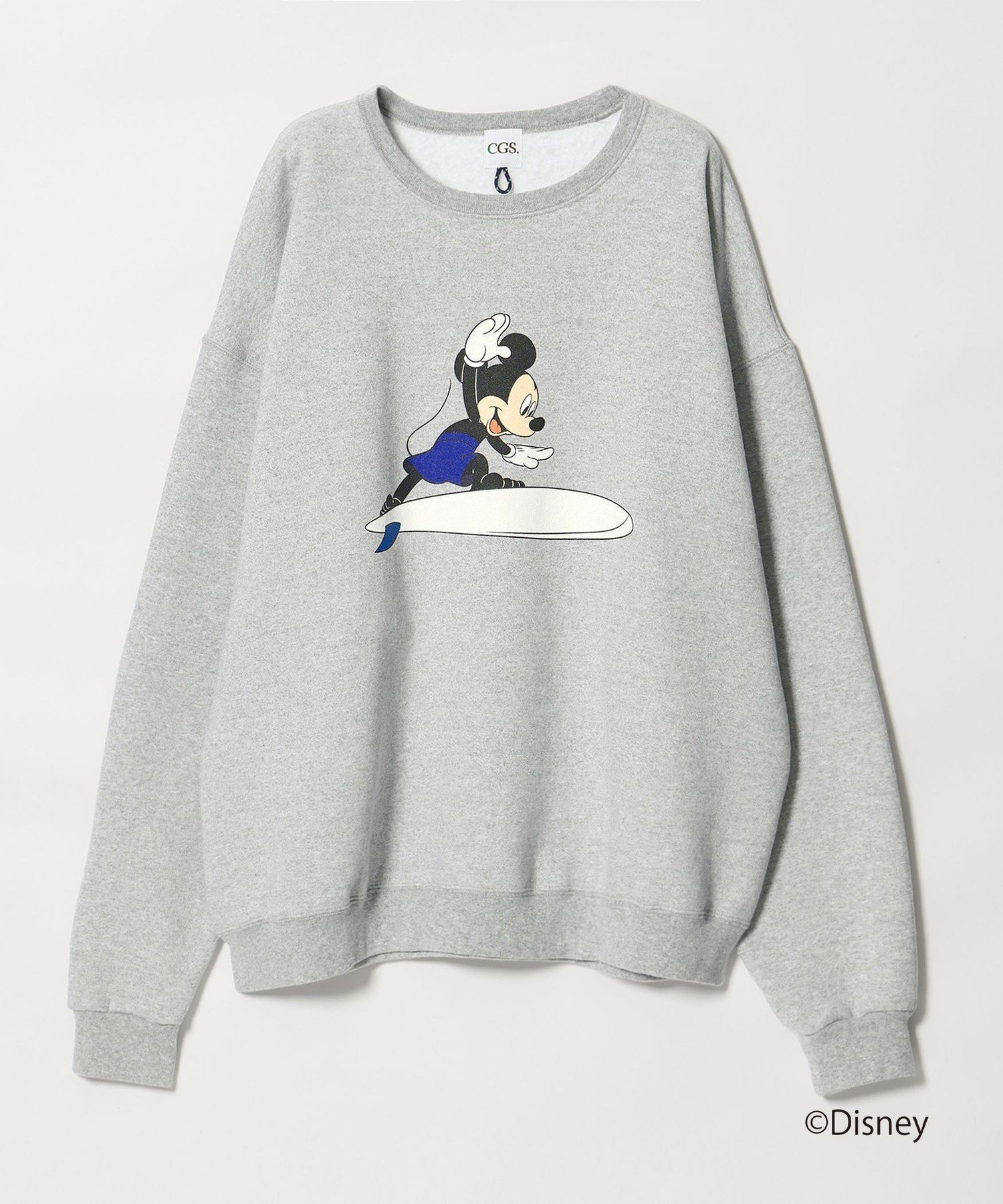 【ビューティ&ユース ユナイテッドアローズ/BEAUTY&YOUTH / UNITED ARROWS】のCGS. Mickey Mouse SURF スウェット インテリア・キッズ・メンズ・レディースファッション・服の通販 founy(ファニー) ファッション Fashion レディースファッション Fashion for Women トップス・カットソー Cut & Sew Tops レディースパーカー・カジュアルフーディー Casual Hoodies & Sweatshirts スウェット・クルーネックトップス Sweatshirts & Crewnecks / Relaxed Fit Sweat Tops アメリカン American Style コレクション Collection, Seasonal Line スウェット / スエット Sweatshirt, Sweatwear ワーク Workwear, Utility Style LT.GRAY|ID: prp329100004793351 ipo3291000000034779811