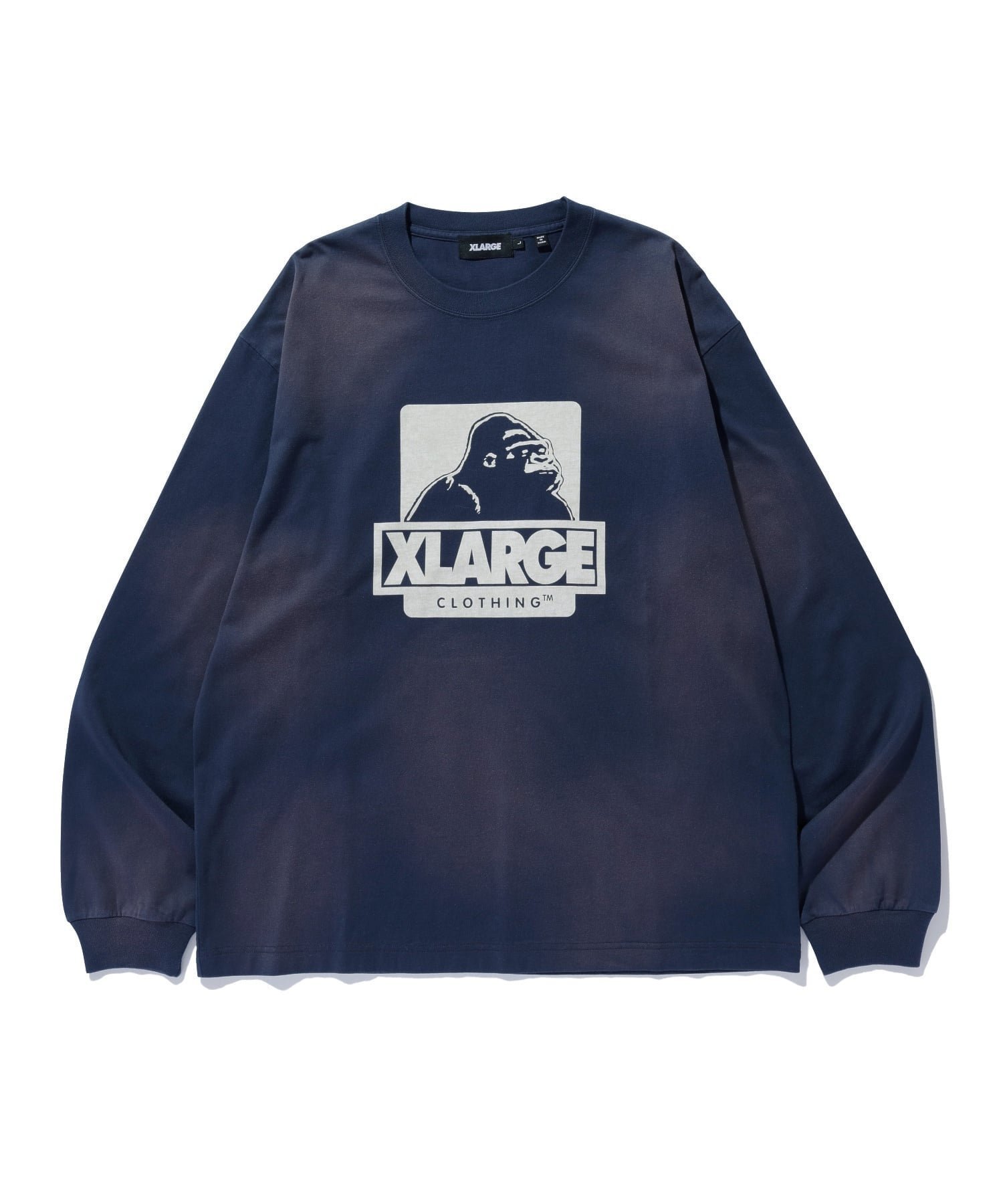 【エクストララージ/XLARGE】のDISCHARGE PRINTED OG L/S TEE インテリア・キッズ・メンズ・レディースファッション・服の通販 founy(ファニー) ファッション Fashion レディースファッション Fashion for Women ジーンズ Jeans, Denim Pants フロント Front, Front Design ベーシック Basic, Essential NAVY|ID: prp329100004793360 ipo3291000000034779870