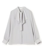 【トゥモローランド/TOMORROWLAND】のクリアデシン フリルボウタイブラウス 13 ライトグレー|ID: prp329100004793372 ipo3291000000034907123