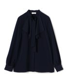 【トゥモローランド/TOMORROWLAND】のクリアデシン フリルボウタイブラウス 69 ネイビー|ID: prp329100004793372 ipo3291000000034907125