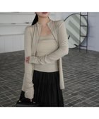 【アニュアンス/anuans】のテンセルウールレイヤーカットトップス LIGHT BEIGE|ID: prp329100004793374 ipo3291000000034779991