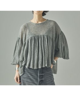 【カレンソロジー/Curensology】 フラッフィーギャザーニットプルオーバー人気、トレンドファッション・服の通販 founy(ファニー) ファッション Fashion レディースファッション Fashion for Women トップス・カットソー Cut & Sew Tops ニット Knit Tops & Sweaters カジュアルプルオーバー・ニットトップス Pullovers & Knit Tops / Casual Pullovers おすすめ Recommended / Our Picks エアリー Airy Texture エレガント 上品 Elegant |ID:prp329100004793381