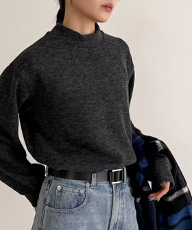 【フレディ&グロスター/FREDY&GLOSTER】のニットソークロップドプルオーバー 人気、トレンドファッション・服の通販 founy(ファニー) ファッション Fashion レディースファッション Fashion for Women トップス・カットソー Cut & Sew Tops ニット Knit Tops & Sweaters カジュアルプルオーバー・ニットトップス Pullovers & Knit Tops / Casual Pullovers クロップド Cropped, Short Length シンプル Simple, Minimal ニットソー Knit-Sewn, Cut & Sew Knit バランス Balance, Style Balance ボトム Bottoms, Lower Wear モックネック Mock Neck, Short Turtleneck おすすめ Recommended / Our Picks エレガント 上品 Elegant 2025年 2025 2025-2026秋冬・A/W Autumn/Winter 2025–26 AW25–26 |ID:prp329100004793384